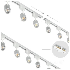 Set sina NEXTRACK GO Kobi 1m, 4 spoturi GU10, alb, 230V [6]- savelectro.ro
