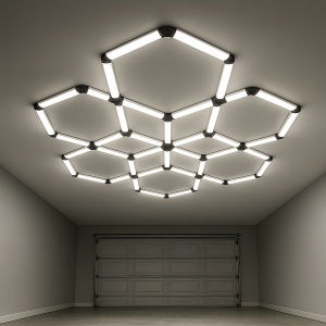 Sistem LED Honeycomb 294W, 12 forme, lumina rece (6000 K), 35280 lm, Optonica