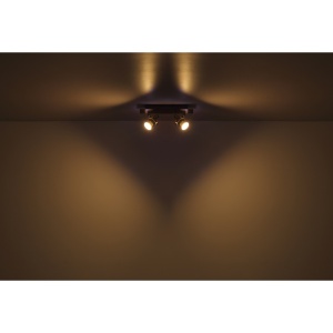 Spot aplicat Kinley, 2xGU10, IP20, nichel mat+crom, Globo Lighting [11]- savelectro.ro