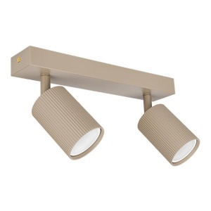 Spot aplicat Lucerno 2xGU10, orientabil, IP20, bej, Masterled [3]- savelectro.ro