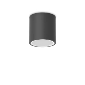 Spoturi, Spot exterior rotund Techo D09, 1xGU10, IP54, negru, Ideal Lux - savelectro.ro