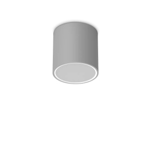 Spoturi, Spot exterior rotund Techo D15, 1xGU10, IP54, gri, Ideal Lux - savelectro.ro