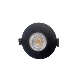 Spot incastrabil LED Lia, 7W, 620 lm, lumina calda/neutra/rece, IP54, negru, Klausen