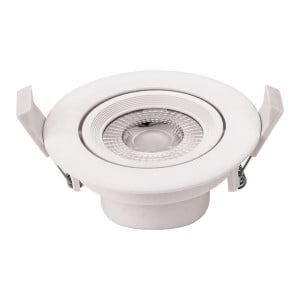 Spoturi LED, Spot LED 10W Incastrat, Rotund, Orientabil, Optonica, 750lm, Lumina Neutra (4500K), Alb - savelectro.ro