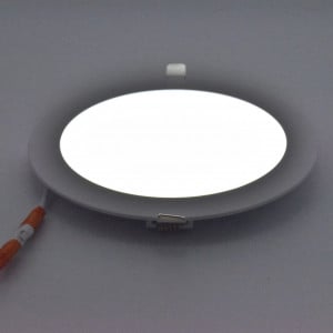 Spot led rotund incastrat 15W, 1120 lm, IP20, lumina rece (6500K), Ø190mm, alb, Braytron