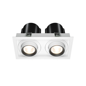 Spoturi, Spot LED 20W Incastrat, Maytoni, 1450lm, Lumina Calda (3000K), Alb - savelectro.ro