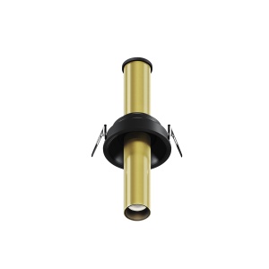 Spot LED 6W Incastrat, Maytoni, 460lm, Lumina Calda (3000K), Negru+Arama [1]- savelectro.ro