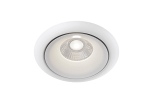 Spot LED 8W Incastrat, Maytoni, 650lm, Lumina Calda (3000K), Alb [1]- savelectro.ro