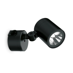 Spot LED exterior O-Zone, 13W, 970lm, lumina calda (3000 K), IP66, negru, Ideal Lux