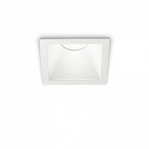 Spot LED Game 192376, patrat, incastrat, 11W, 1000lm, lumina calda, IP20, alb, Ideal Lux