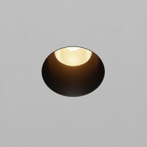 Spoturi LED, Spot LED incastrat Dip 15W, 1480 lm, lumina calda (2700 K), IP20, negru, Maytoni - savelectro.ro