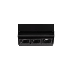 Spot LED incastrat Lika Trimless, 8W, 420lm, lumina calda (3000 K), IP20, negru, Ideal Lux