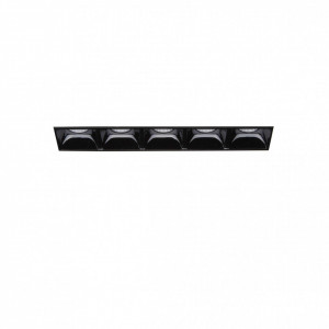 Spot LED Lika Trimless 206226, incastrat, 12.5W, 1100lm, lumina calda, IP20, negru, Ideal Lux