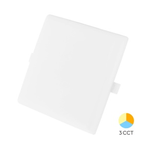 Spot LED patrat incastrat 10W(80W) Braytron, 1100 lm, lumina calda/neutra/rece, decupaj ajustabil, IP20, alb