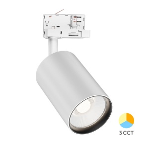 Spoturi pe sina, Spot LED pe sina 30W, lumina calda/neutra/rece, 3420lm, alb-negru, Braytron - savelectro.ro