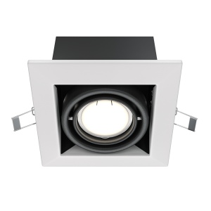 Corpuri de iluminat, Spot Metal DL008-2-01-W, incastrat, 1xGU10, alb, IP20, Maytoni - savelectro.ro