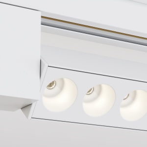 Spot pe Sina, 20W, Liniar, Maytoni, 1500lm, Lumina Calda (3000 K), Orientabil, Alb [3]- savelectro.ro
