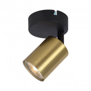 Spoturi, Spot Spike KL161014, orientabil, 1xGU10, auriu+negru, IP20, Klausen - savelectro.ro