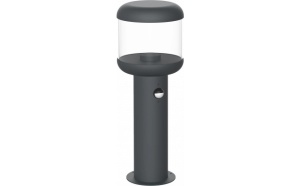 Corpuri de iluminat exterior, Stalp gradina exterior, Optonica, E27, 145x350mm, negru, IP54, senzor miscare - savelectro.ro