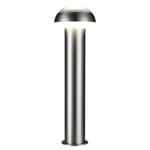 Stalpi iluminat exterior, Stalp iluminat exterior Otawa 4 LED KL6262, 11W, 4000K, argintiu, IP44, stil modern, Klausen - savelectro.ro