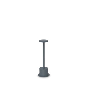 Stalpi iluminat exterior, Stalp LED exterior Toffee D080 H025, 8W, 540lm, lumina calda (3000 K), IP65, antracit, Ideal Lux - savelectro.ro