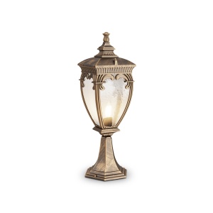 Stalp pentru exterior Fleur O414FL-01GB, 1xE27, bronz+transparent, IP44, Maytoni [2]- savelectro.ro
