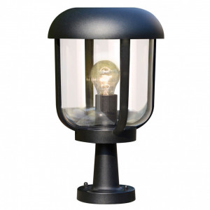 Stalp pentru exterior Tolson, 1 bec, dulie E27, neagra, Klausen [1]- savelectro.ro