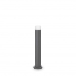 Corpuri de iluminat exterior, Stalp pentru exterior VENUS, metal, antracit, 1 bec, dulie GU10, lumina neutra (4000K), 106182, Ideal Lux - savelectro.ro