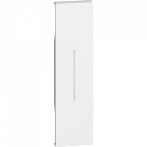 Tasta pentru intrerupator 1 modul, alba, Living Now