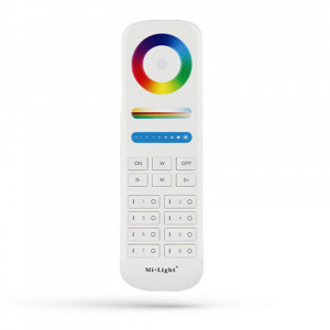 Telecomanda banda led RGBW+CCT Milight, compatibila cu controllere Milight, 8 zone, alba