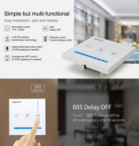 Telecomanda pentru benzi LED monocolor, IP20, Miboxer [9]- savelectro.ro