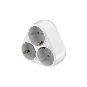 Triplu stecher triunghi, cu impamantare, Braytron [1]- savelectro.ro