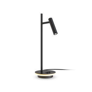 Veioza LED Estudo Z010TL-L8B3K, cu intrerupator, 8W, 550lm, lumina calda, IP20, neagra, Maytoni [1]- savelectro.ro