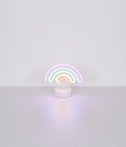 Veioza LED forma de curcubeu 2W, IP20, baterie, opal/alb [5]- savelectro.ro
