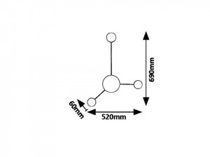 Aplica Amadeo LED, metal, negru, 750 lm, lumina neutra (4000K), 6259, Rabalux [4]- savelectro.ro