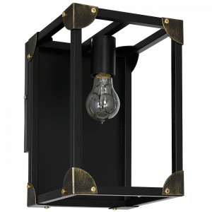 Corpuri de iluminat, Aplica Case KL6559, 1xE27, neagra, IP20, Klausen - savelectro.ro