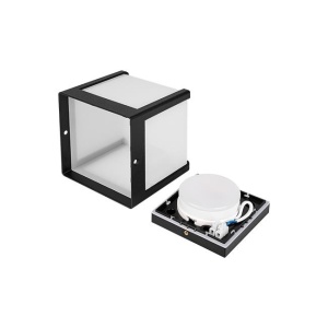 Aplica de exterior Cube, GX53, IP54, neagra, Masterled [10]- savelectro.ro