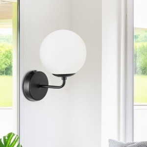 Aplica interior Sefora, 1xE27, neagra, Klausen [2]- savelectro.ro