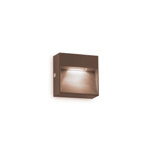 Aplica LED Dedra Big 1.5W, 160lm, IP65, lumina calda (3000 K), cafenie, Ideal Lux