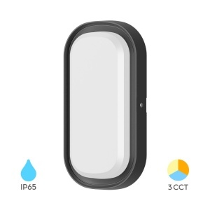 Corpuri de iluminat exterior, Aplica LED exterior 18W, lumina calda/neutra/rece, IP65, 2020 lm, neagra, Braytron - savelectro.ro