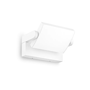 Aplice si felinare exterior, Aplica LED exterior Swipe 20.5W, 1390lm, lumina calda (3000 K), IP54, alba, Ideal Lux - savelectro.ro