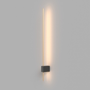 Aplica LED Pars C070WL-L6GB3K, 6W, 500lm, lumina calda, IP20, neagra+aurie, Maytoni [1]- savelectro.ro