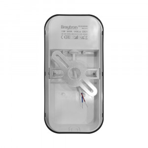 Aplica LED pentru exterior Elp, 15W, 1460lm, lumina calda (3000K), gri, Braytron [4]- savelectro.ro