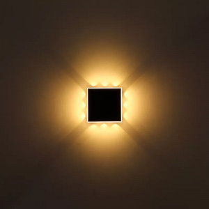 Aplica LED Saidy 78408-12, 12W, 850lm, lumina calda, IP20, neagra+alba, Globo Lighting [3]- savelectro.ro