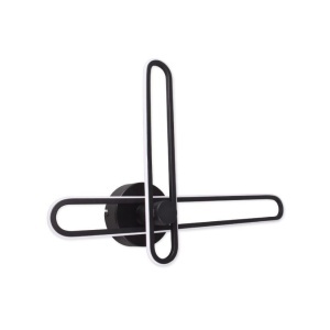 Aplica LED Shift 20W, 1450 lm, lumina calda (3000 K), IP20, neagra, Klausen [2]- savelectro.ro