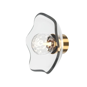Aplica Miracle MOD207WL-01BS, 1xG9, aurie+transparenta, IP20, Maytoni [2]- savelectro.ro