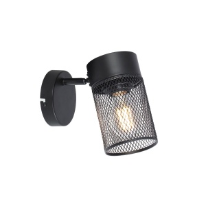 Corpuri de iluminat, Aplica Obscur AP1, E27, neagra, Klausen - savelectro.ro