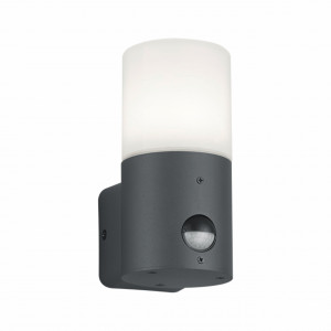 Corpuri de iluminat exterior, Aplica pentru exterior Ascot, 1 bec, dulie E27, cu senzor de miscare, antracit, Klausen - savelectro.ro