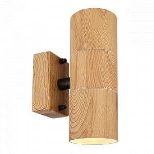 Aplica pentru exterior Style 3201-2W, 2xGU10, imitatie lemn [1]- savelectro.ro