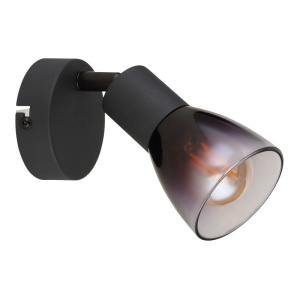 Aplica Satella, 1xE14, IP20, neagra mat, Globo Lighting